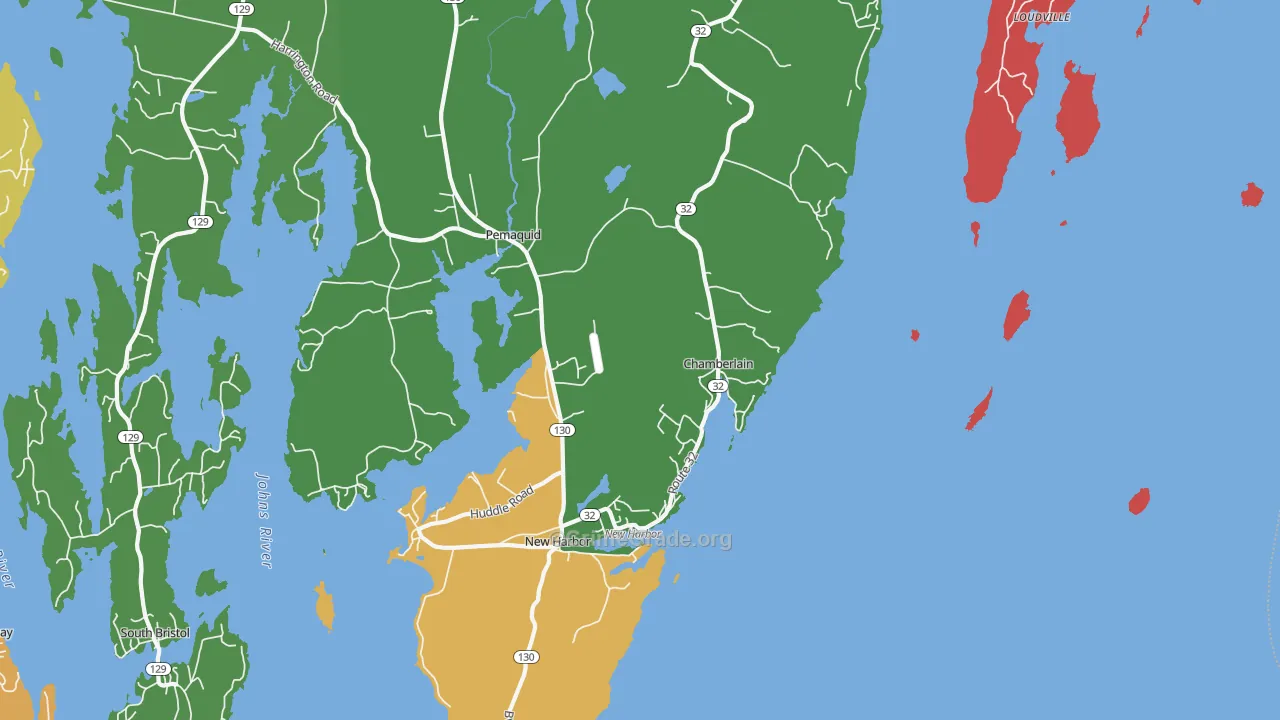 04541, ME Map of Theft Rates