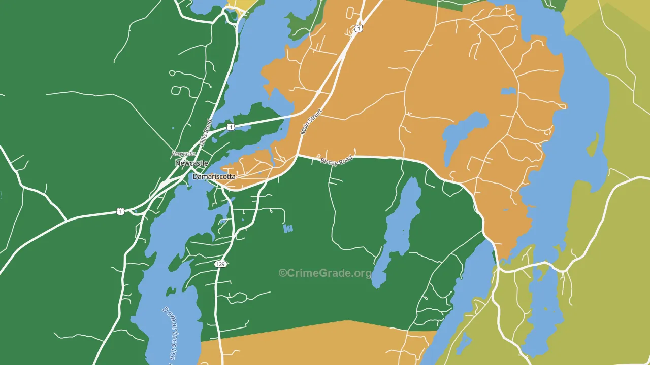 04543, ME Map of Theft Rates