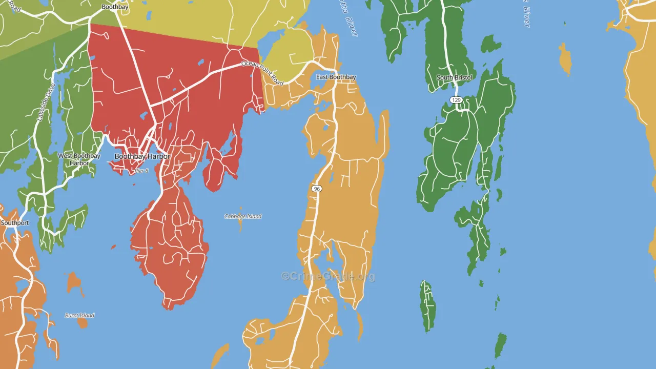 04544, ME Map of Theft Rates