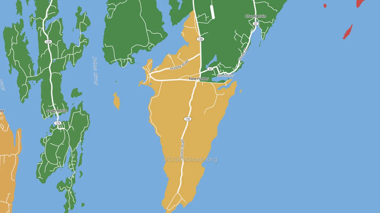 04554, ME Map of Theft Rates