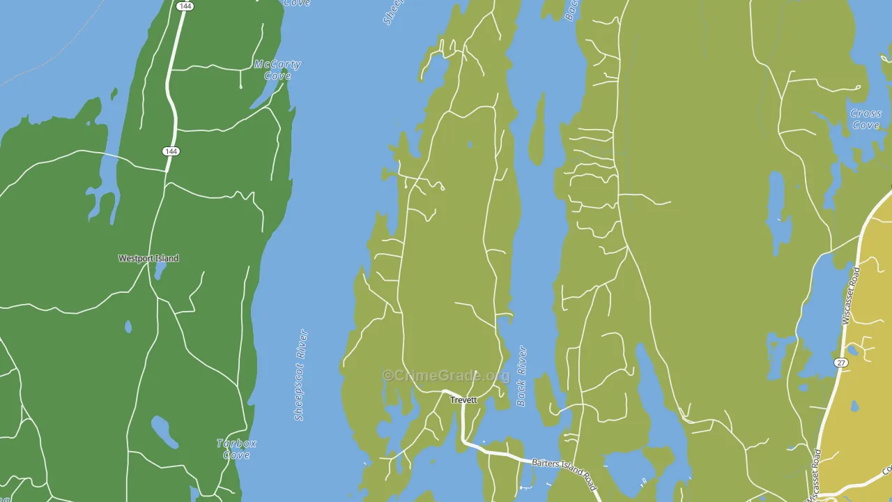 04571, ME Map of Theft Rates