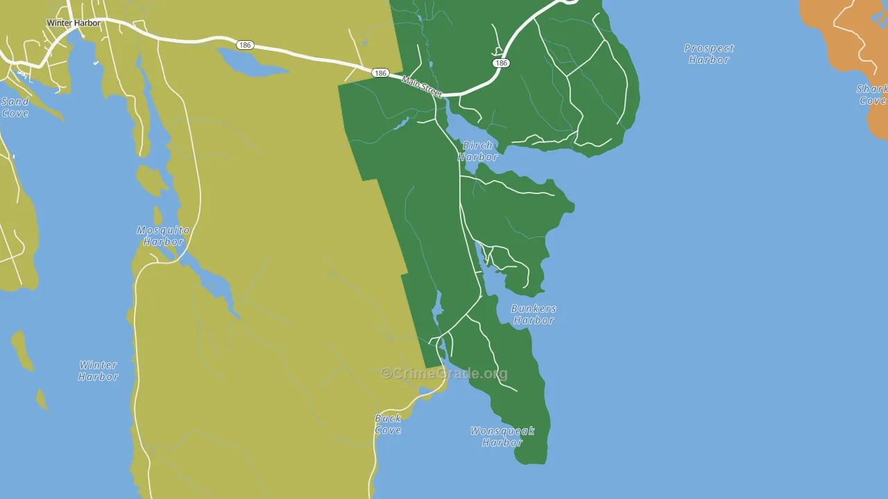 04613, ME Map of Theft Rates