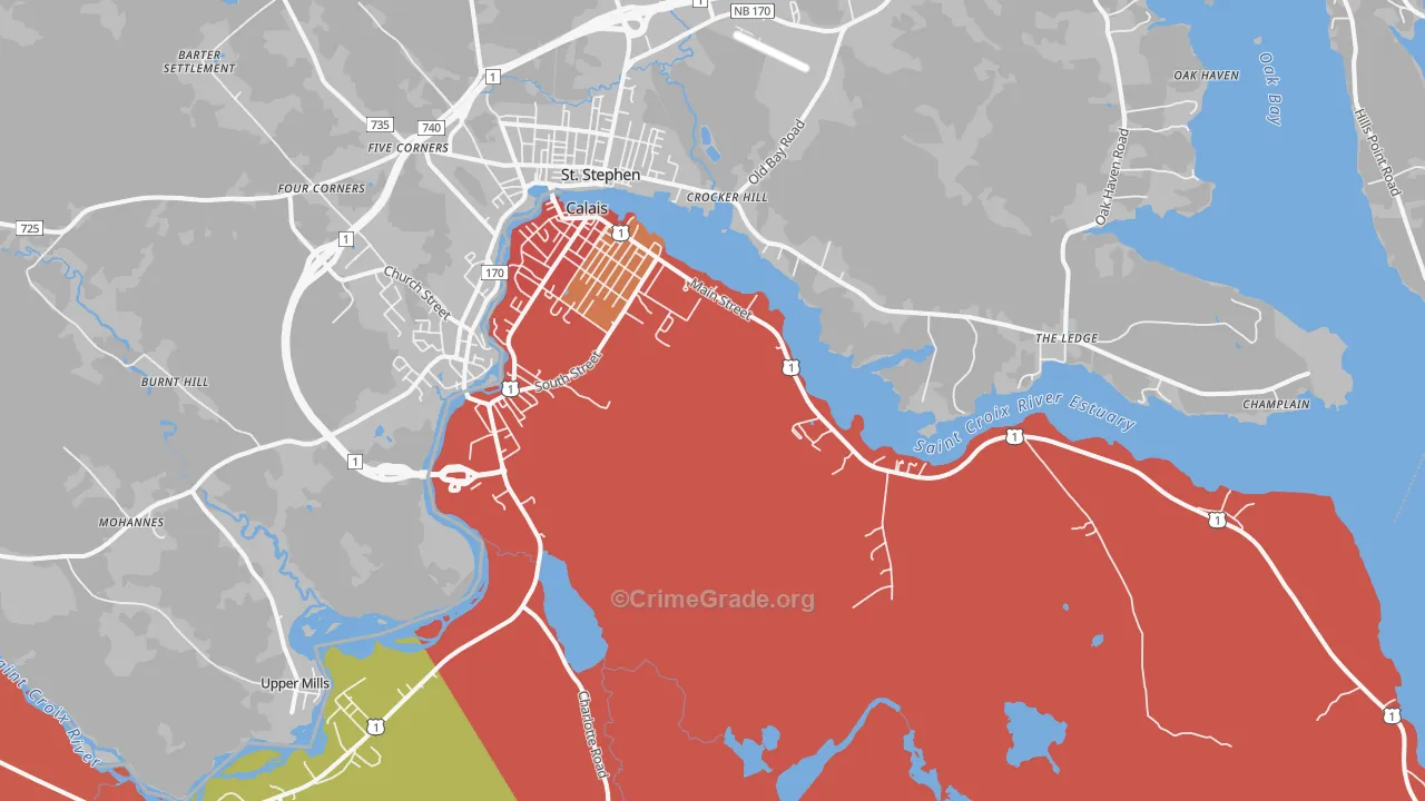 04619, ME Map of Theft Rates