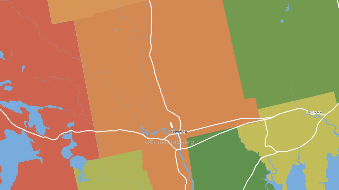 04622, ME Map of Theft Rates