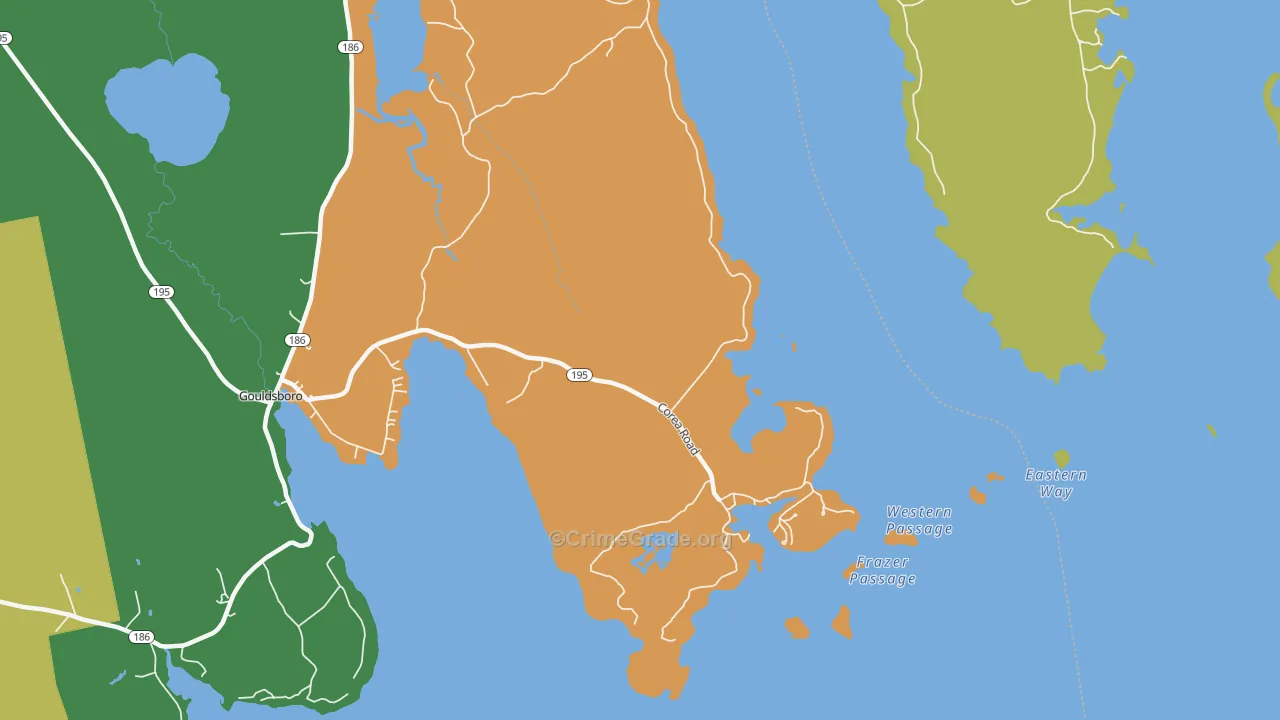 04624, ME Map of Theft Rates