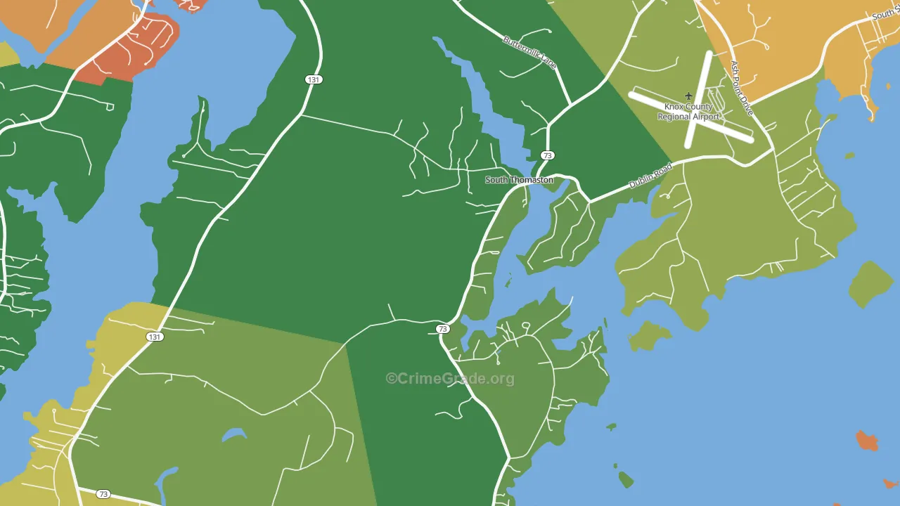 04858, ME Map of Theft Rates
