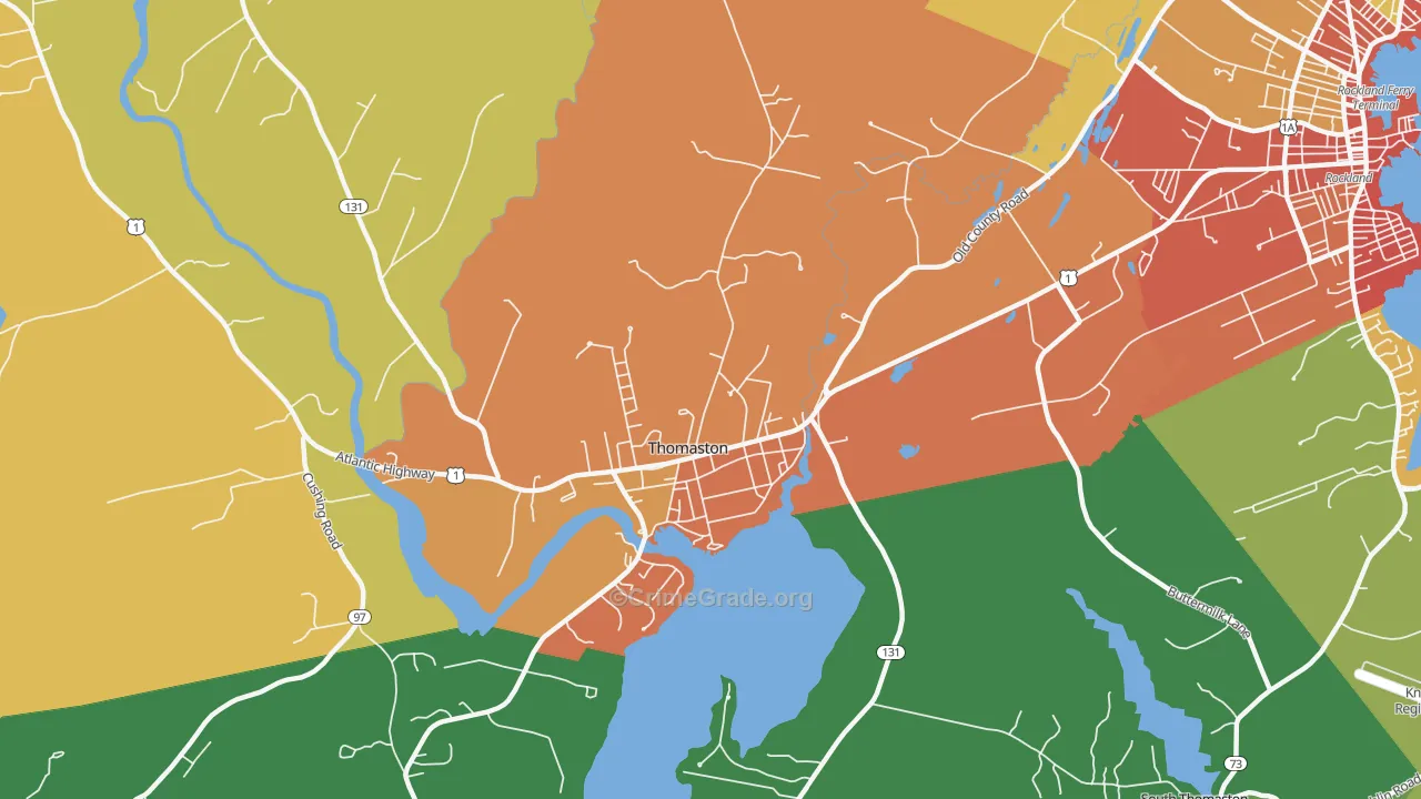 04861, ME Map of Theft Rates