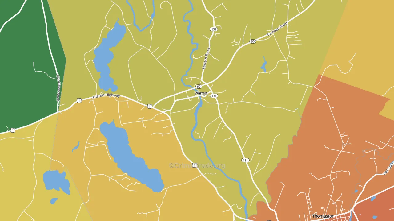 04864, ME Map of Theft Rates