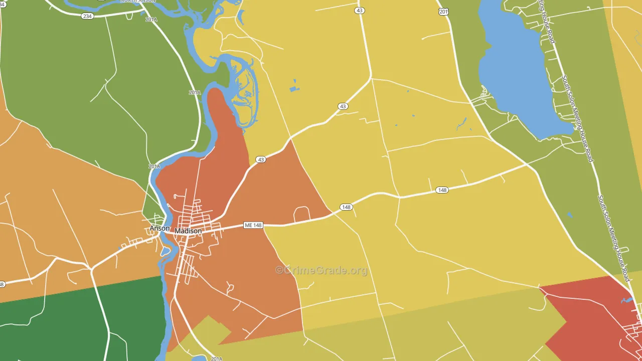 04950, ME Map of Theft Rates