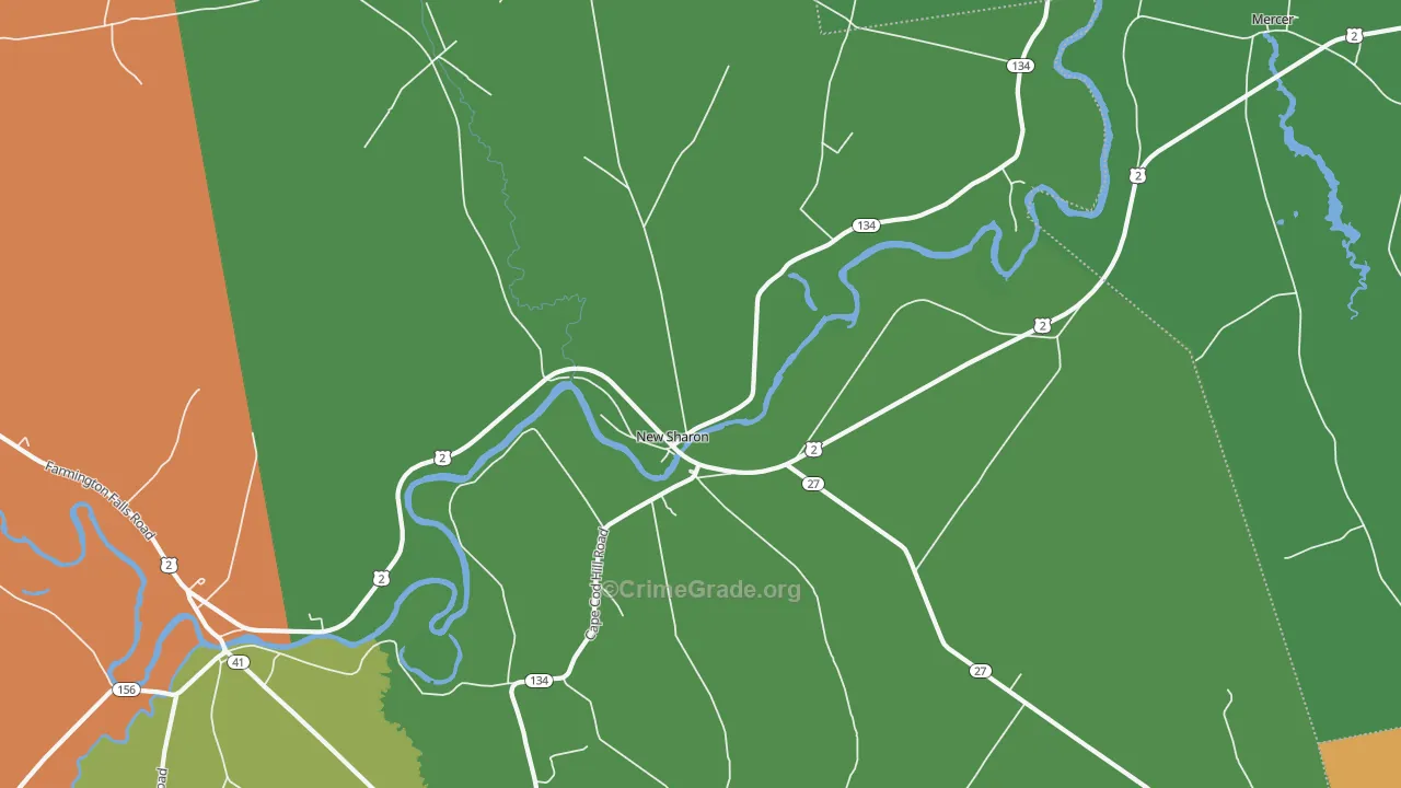04955, ME Map of Theft Rates
