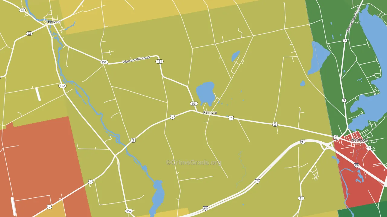 04965, ME Map of Theft Rates