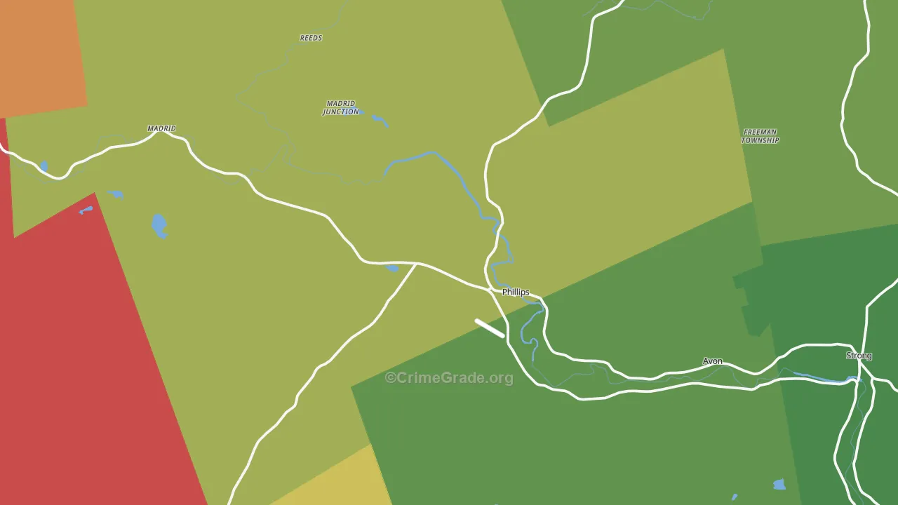 04966, ME Map of Theft Rates