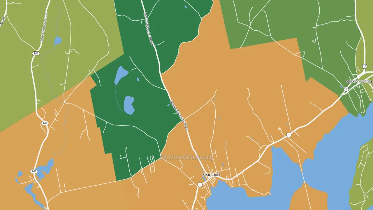 04974, ME Map of Theft Rates