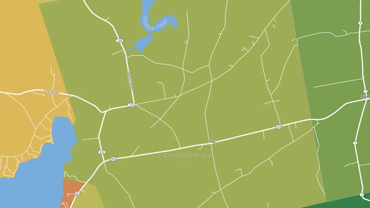 04987, ME Map of Theft Rates