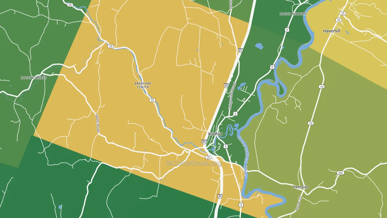 05033, VT Map of Theft Rates