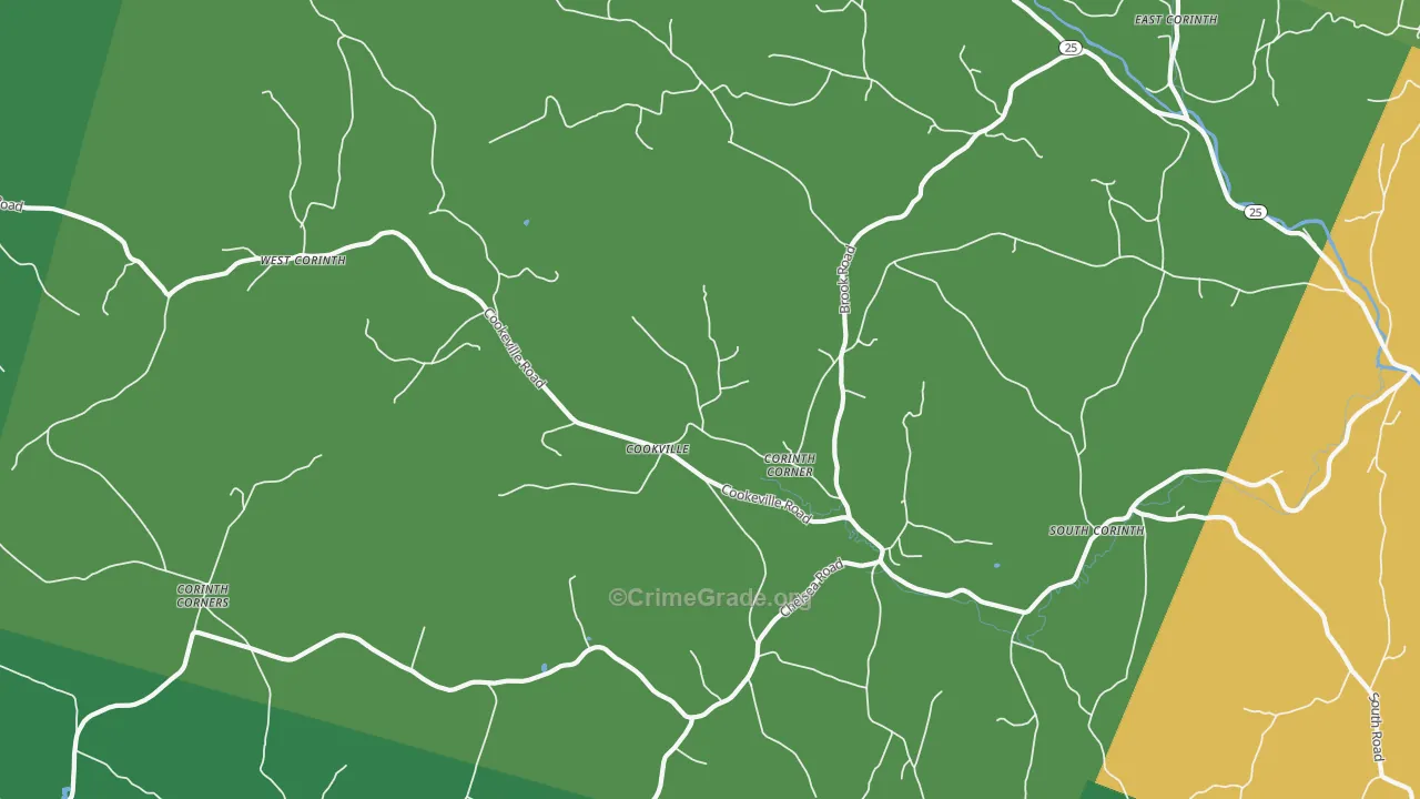 05039, VT Map of Theft Rates