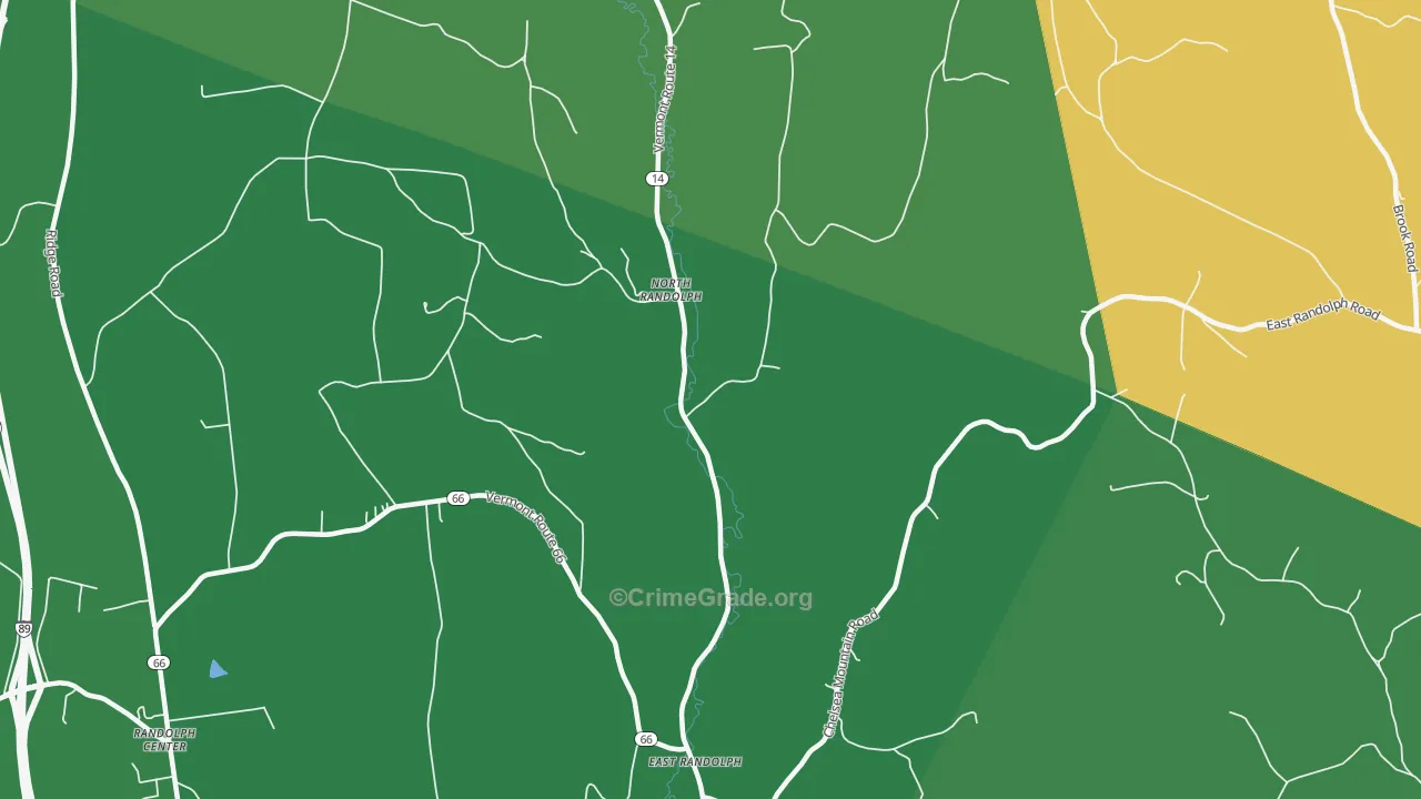 05041, VT Map of Theft Rates