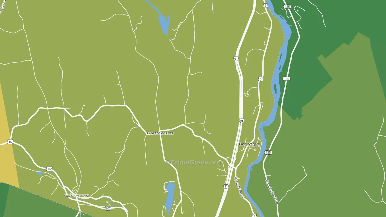 05042, VT Map of Theft Rates