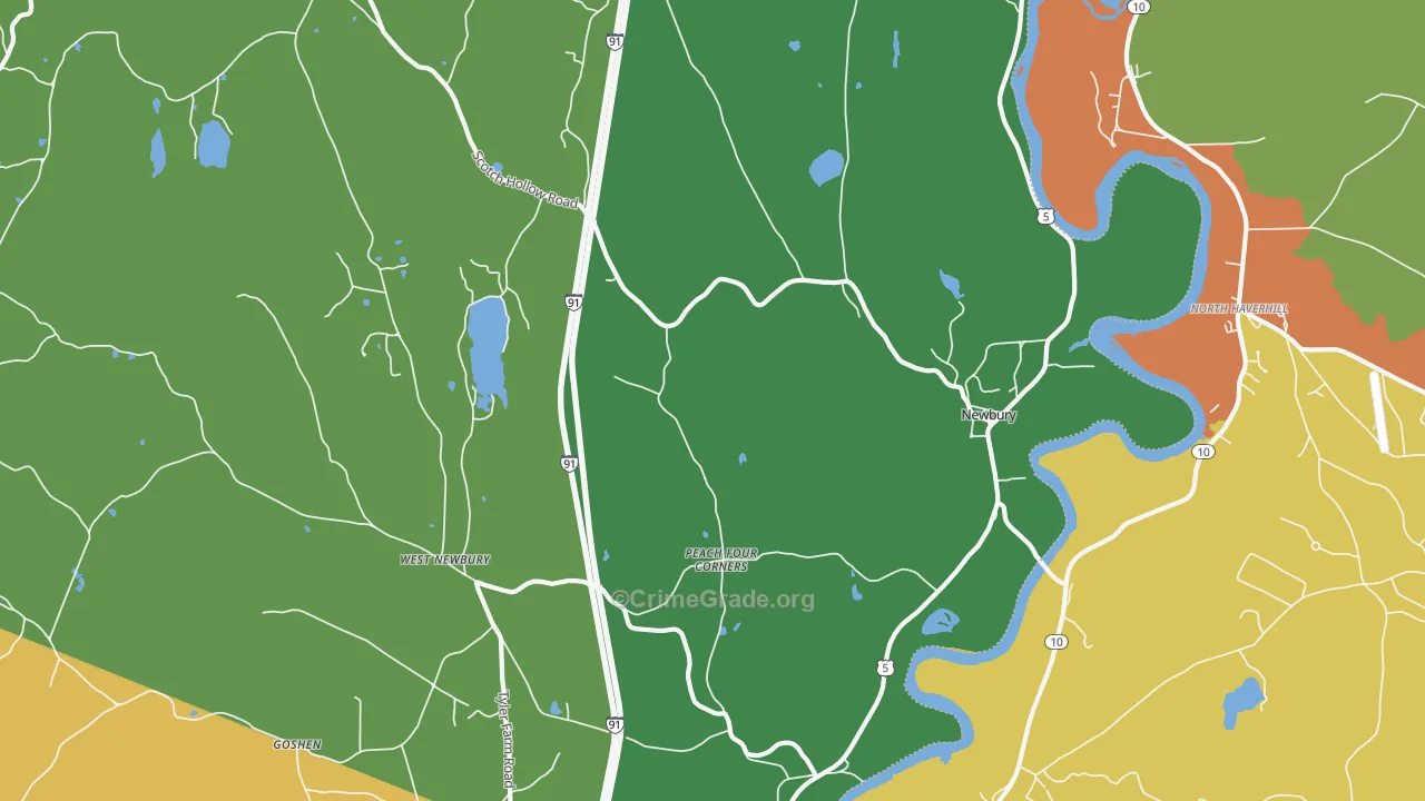 05051, VT Map of Theft Rates