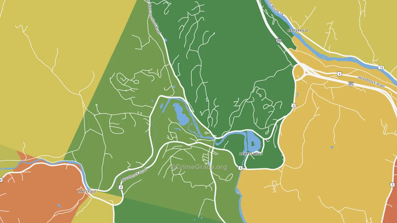 05059, VT Map of Theft Rates