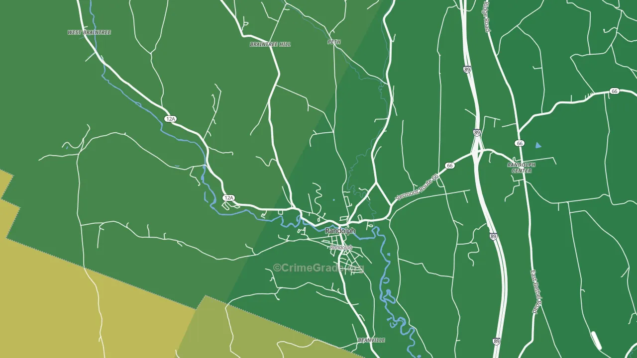 05060, VT Map of Theft Rates