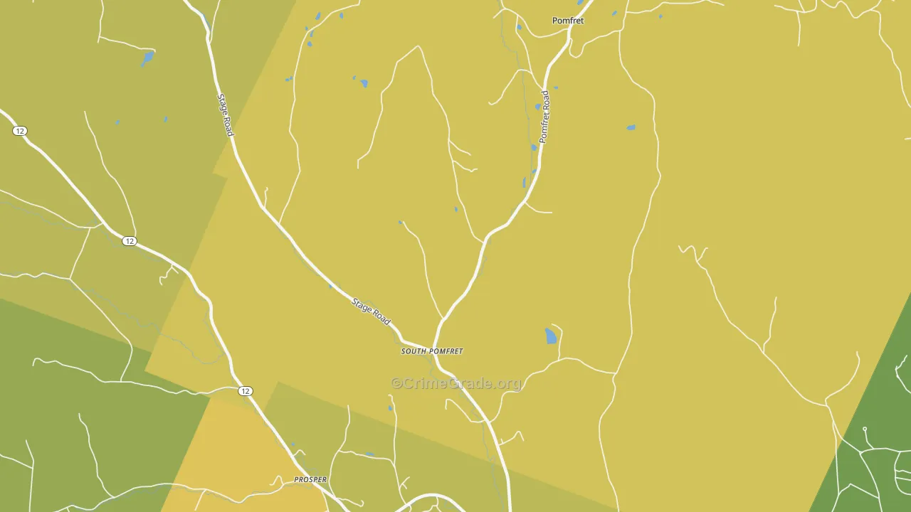 05067, VT Map of Theft Rates