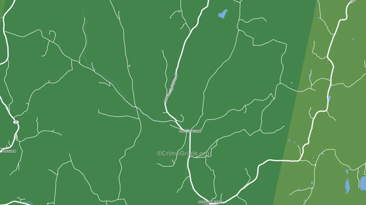 05076, VT Map of Theft Rates