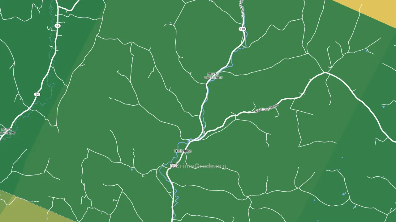 05077, VT Map of Theft Rates