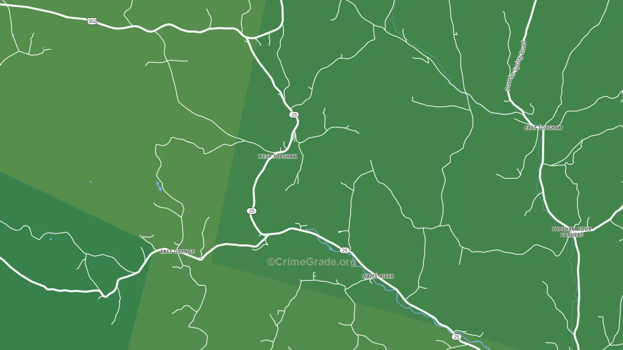 05086, VT Map of Theft Rates