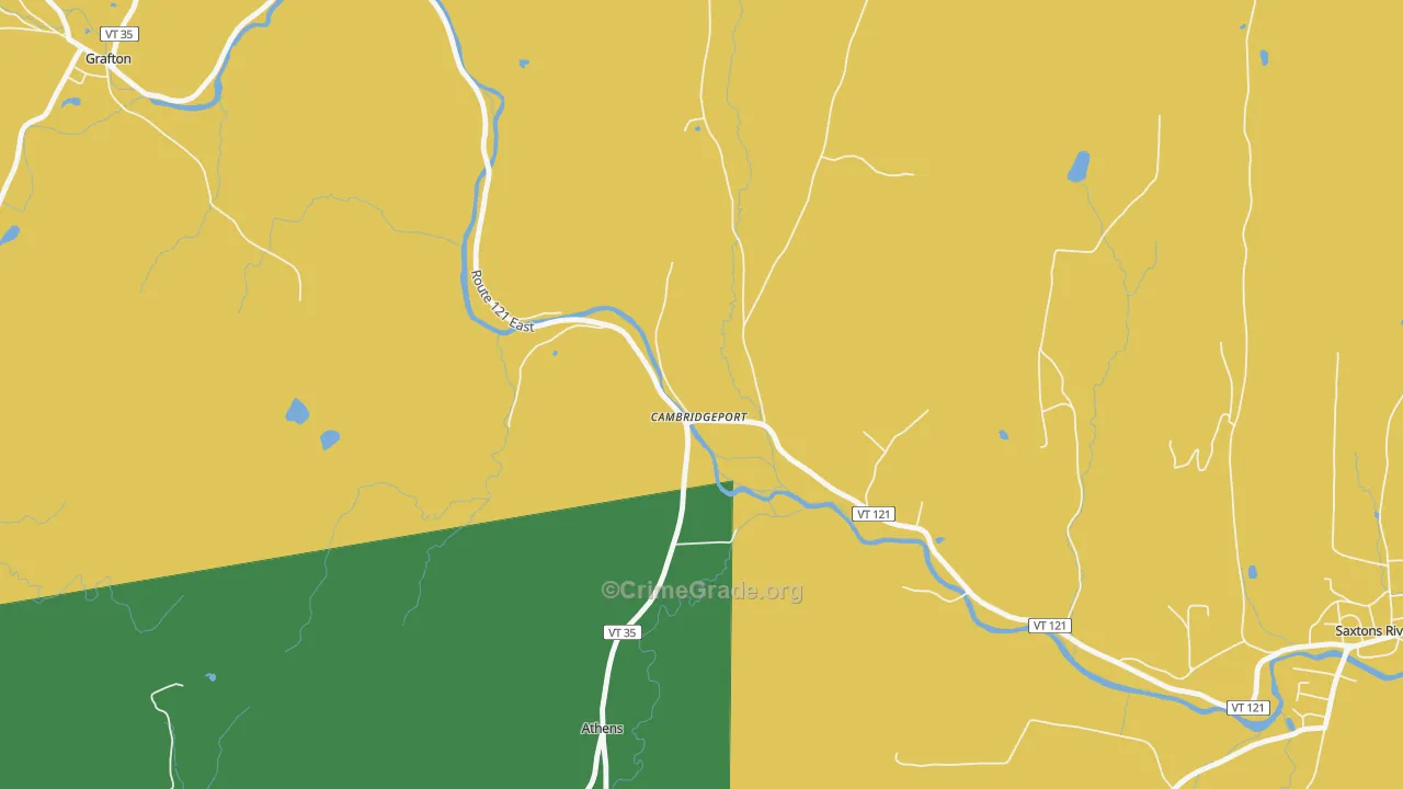05141, VT Map of Theft Rates