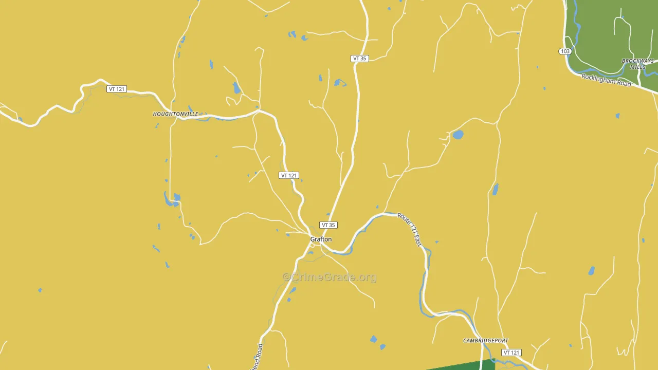05146, VT Map of Theft Rates