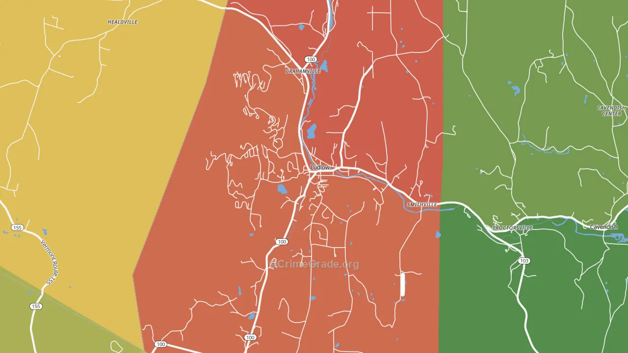 05149, VT Map of Theft Rates