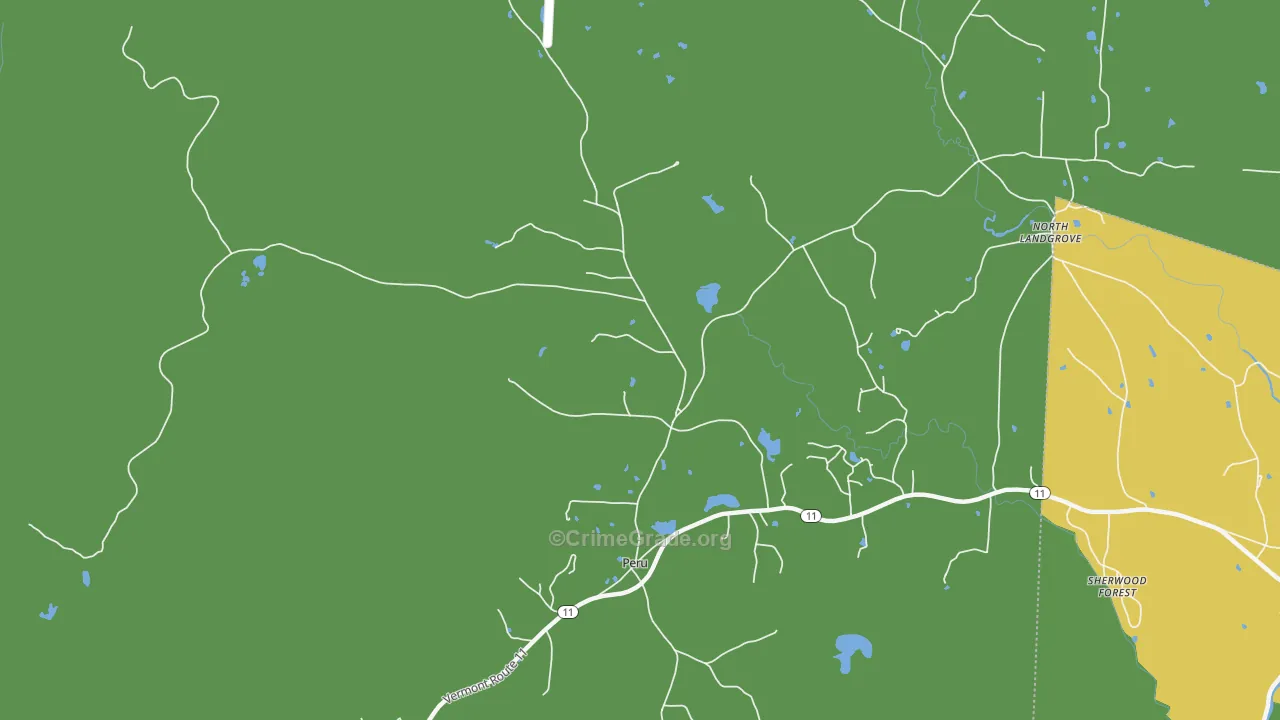 05152, VT Map of Theft Rates