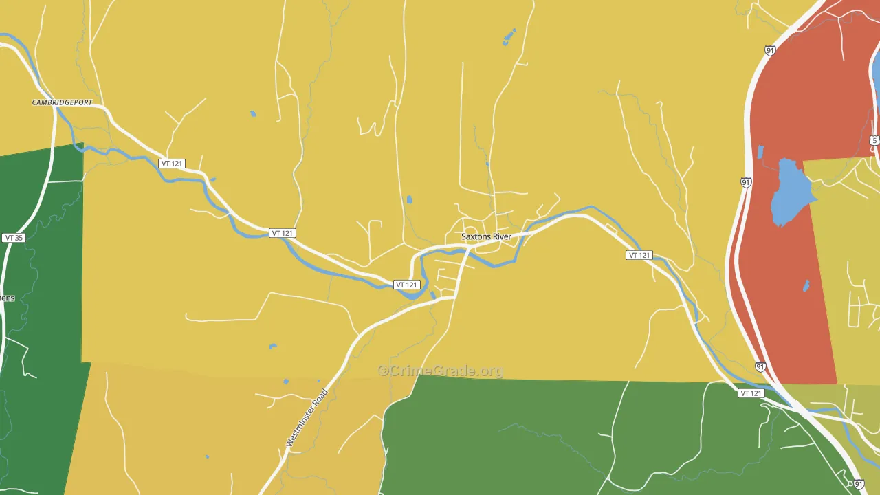 05154, VT Map of Theft Rates