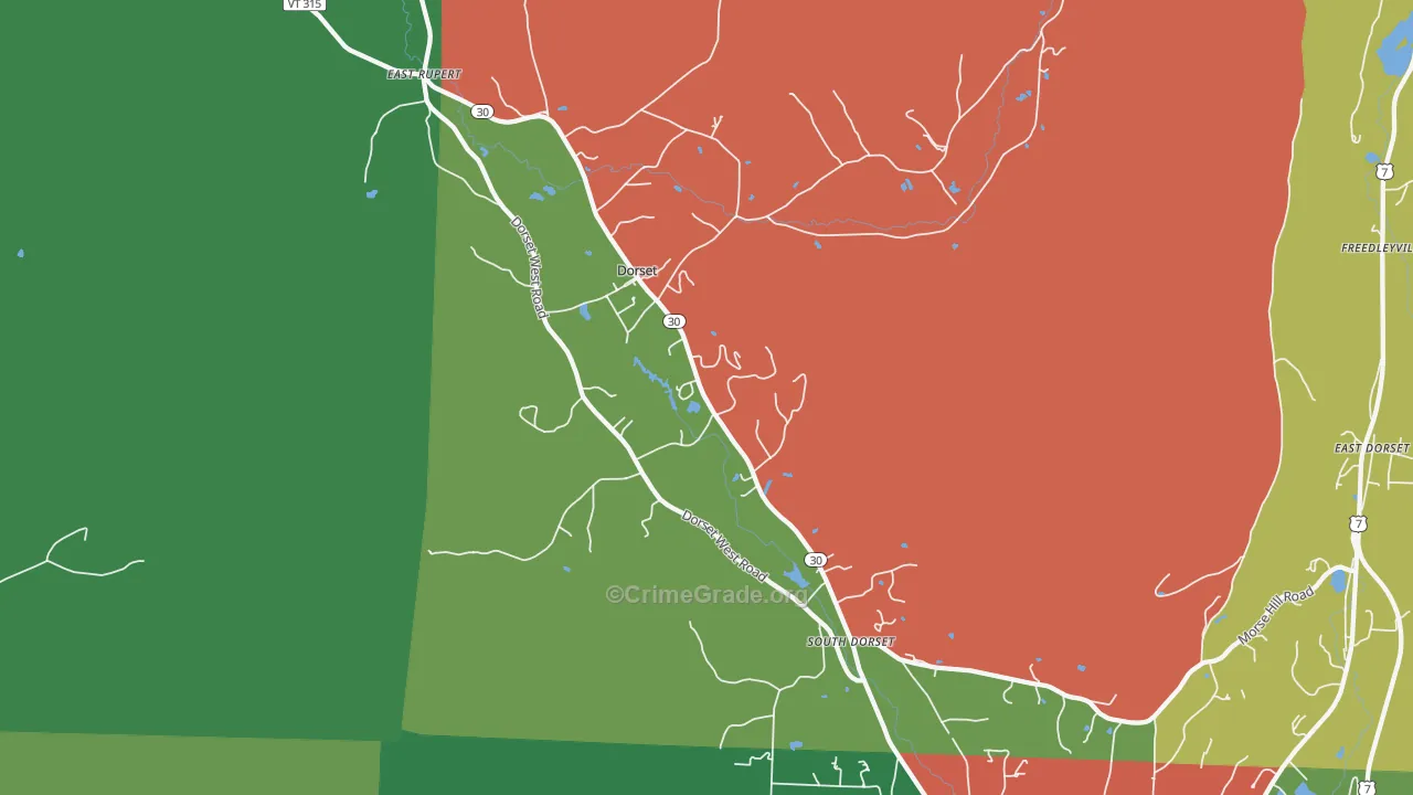 05251, VT Map of Theft Rates