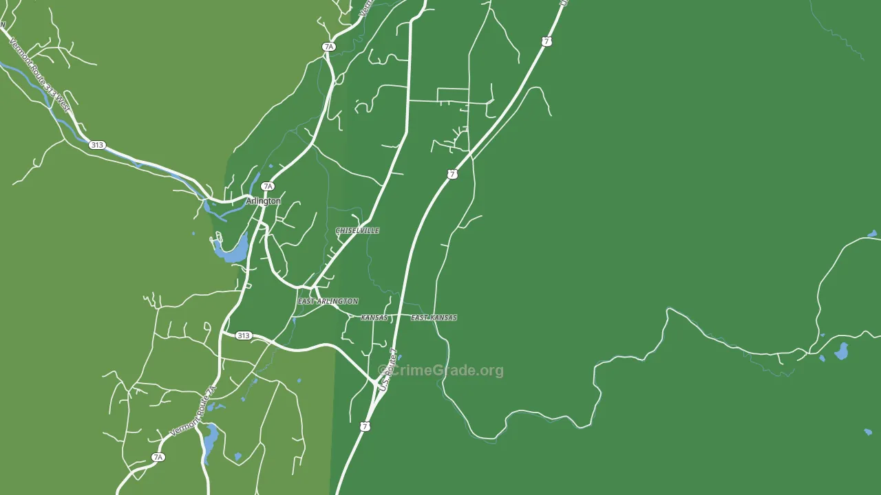 05252, VT Map of Theft Rates