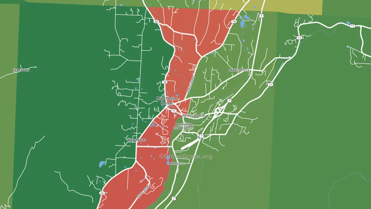 05255, VT Map of Theft Rates