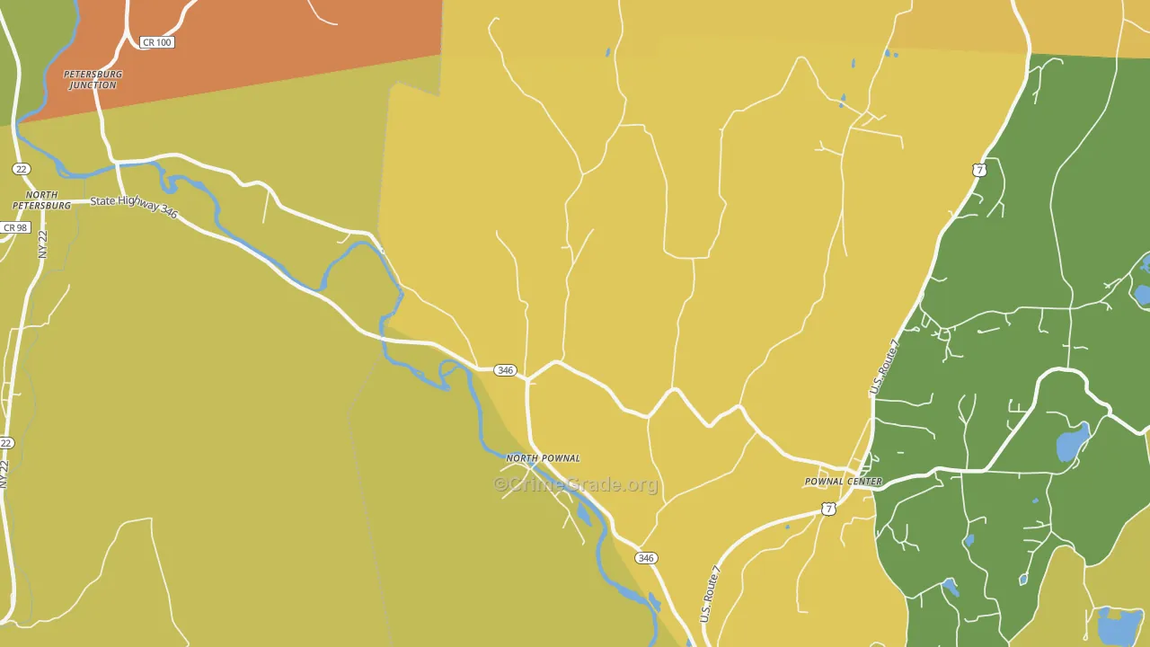 05260, VT Map of Theft Rates