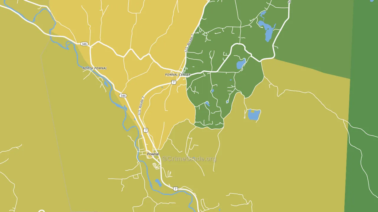 05261, VT Map of Theft Rates