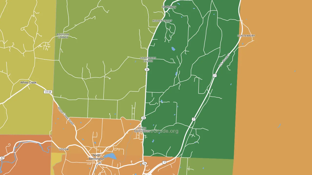 05262, VT Map of Theft Rates