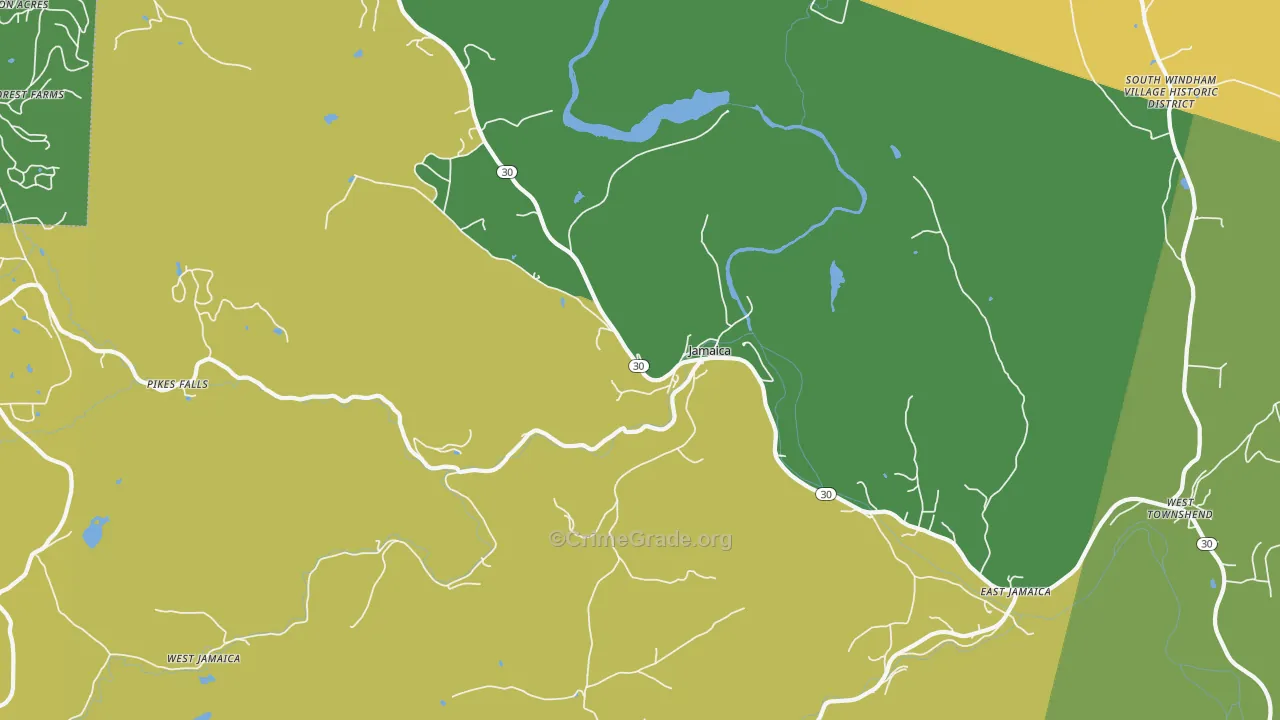 05343, VT Map of Theft Rates