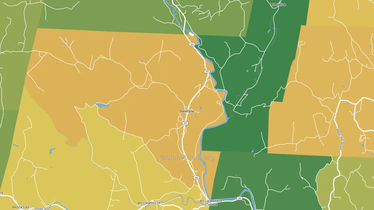 05345, VT Map of Theft Rates
