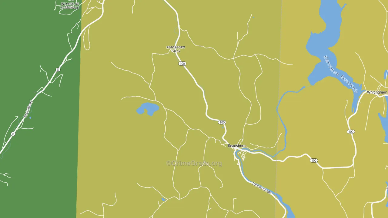 05350, VT Map of Theft Rates