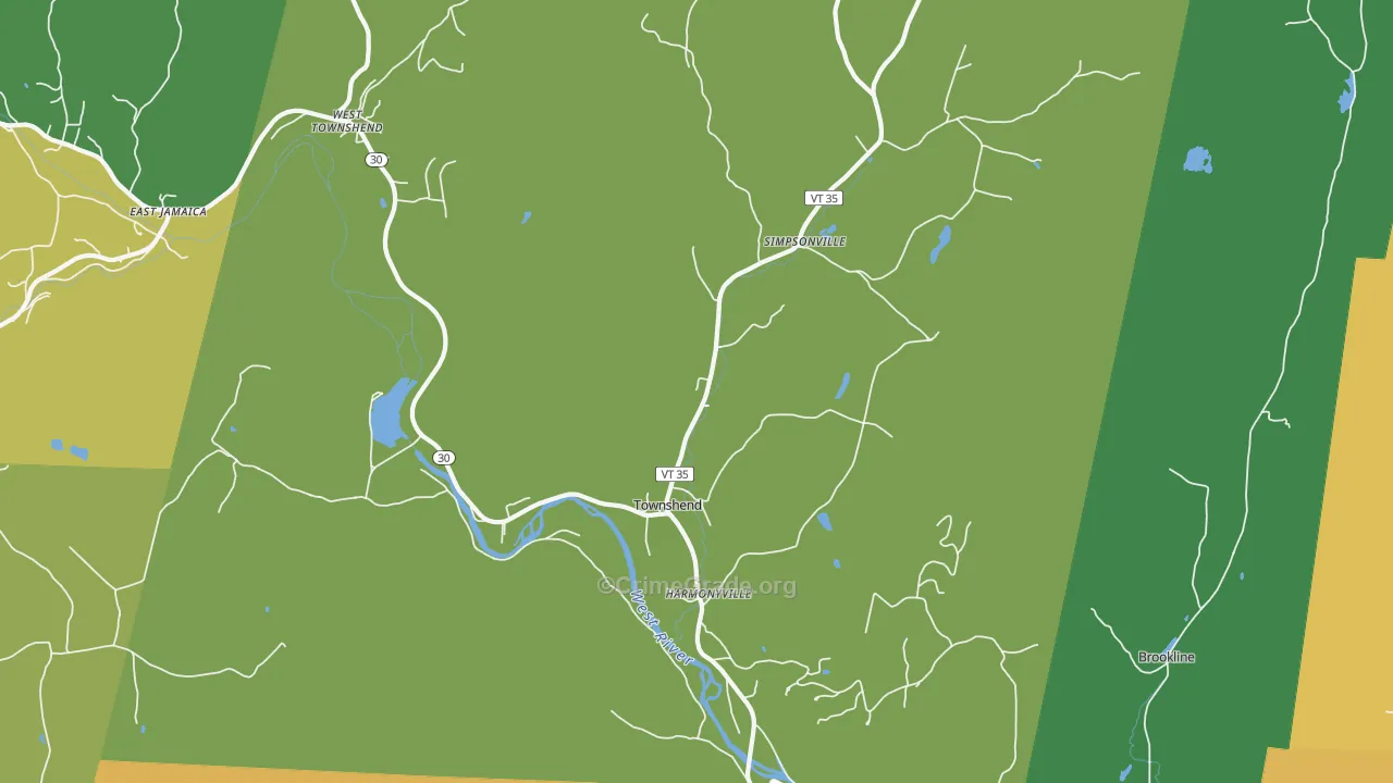 05353, VT Map of Theft Rates