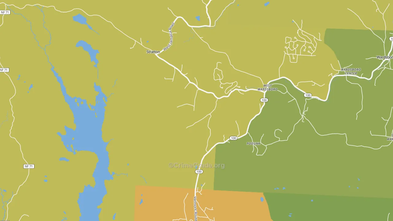05360, VT Map of Theft Rates