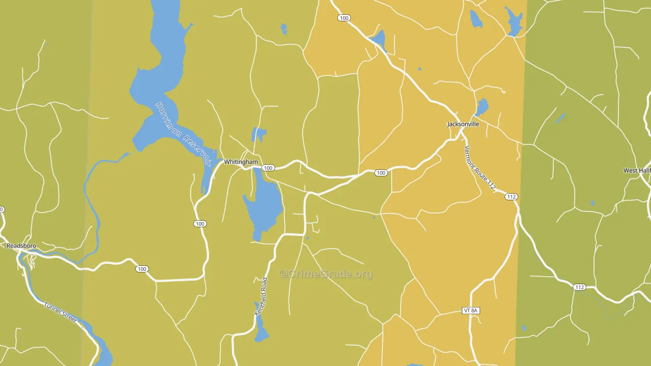 05361, VT Map of Theft Rates