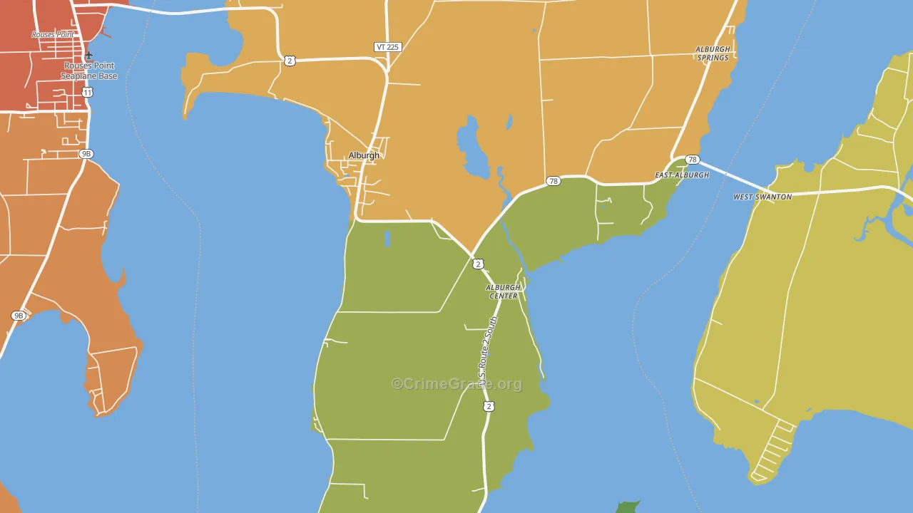 05440, VT Map of Theft Rates