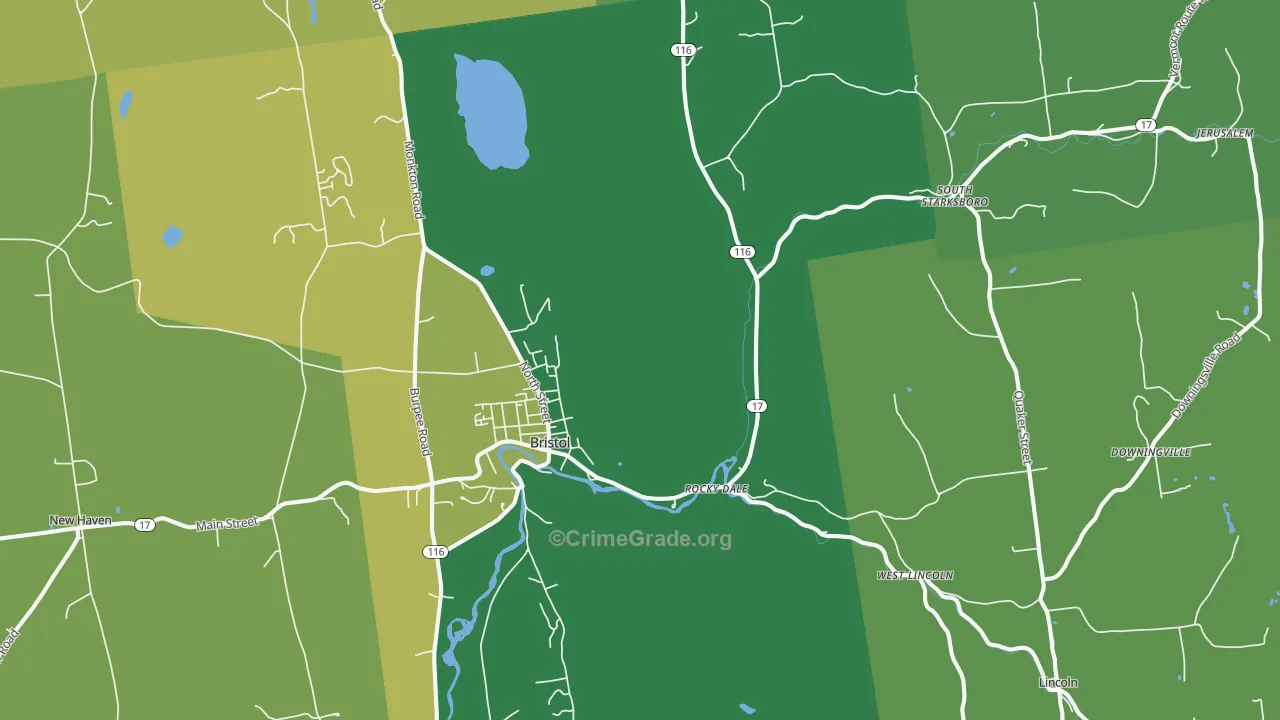 05443, VT Map of Theft Rates