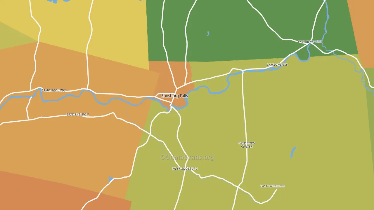 05450, VT Map of Theft Rates