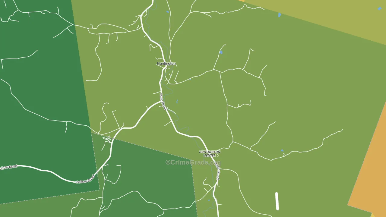 05462, VT Map of Theft Rates